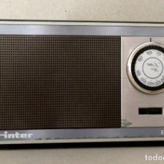 Radios antiguas: TRANSISTOR AM SUPER VINTAGE INTER E-128. Lote 359554575