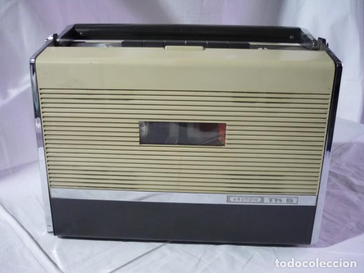 Radios antiguas: Magnet&oacute;fono de cinta magn&eacute;tica Grundig TK-6 Funcionando - Foto 2