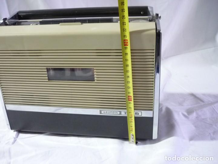 Radios antiguas: Magnet&oacute;fono de cinta magn&eacute;tica Grundig TK-6 Funcionando - Foto 13