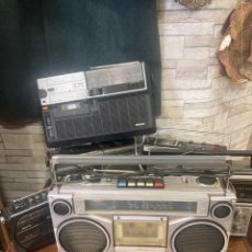 Radios antiguas: LOTE DE RADIO CASETTES ANTIGUOS, TODO LO QUE SE VE. Lote 362284220