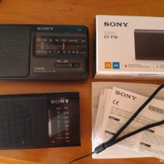 Radios antiguas: LOTE DE 2 RADIOS SONY ICF-390 Y ICF-P36 (CON PROBLEMAS, LEER DEFECTOS). Lote 366720416