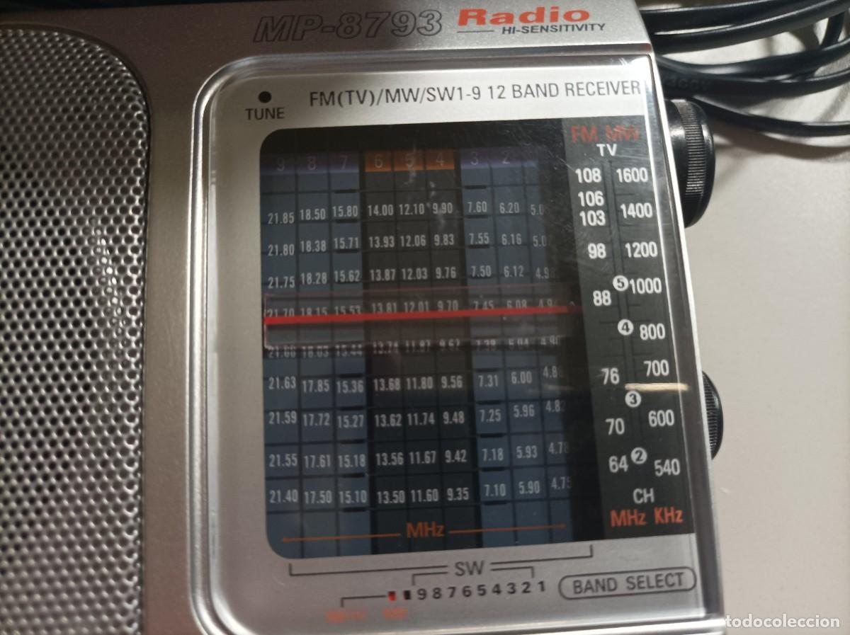 Radios antiguas: Radio port&aacute;til KCHIBO MP-8793 - Foto 3