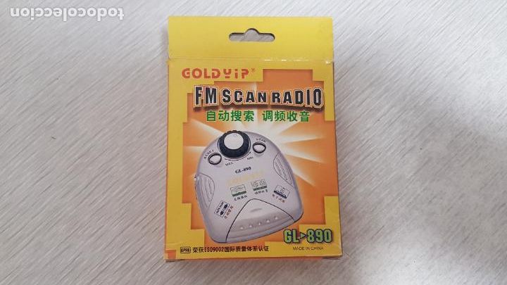 Radios antiguas: RADIO GOLDYIP GL-890 - NUEVO - AMARILLO - Foto 3