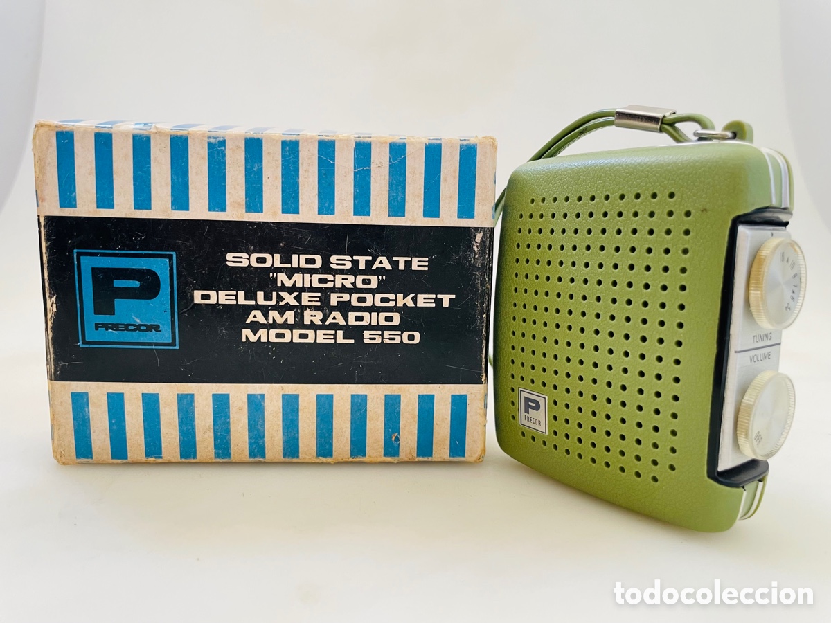 Radios antiguas: Precor Deluxe Pocket AM Radio - Foto 12