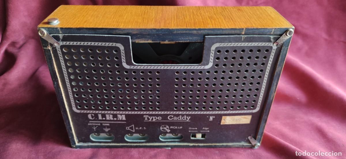 Radios antiguas: RADIO CIRM CADDY 1956, EXCELENTE Y FUNCIONANDO, VER VIDEO - Foto 5
