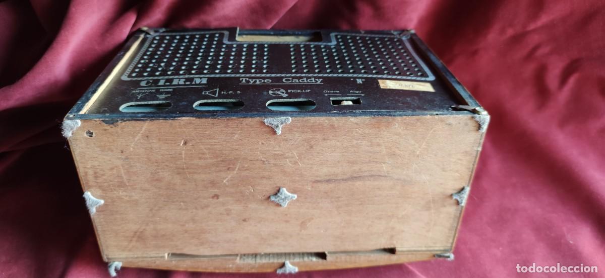 Radios antiguas: RADIO CIRM CADDY 1956, EXCELENTE Y FUNCIONANDO, VER VIDEO - Foto 7
