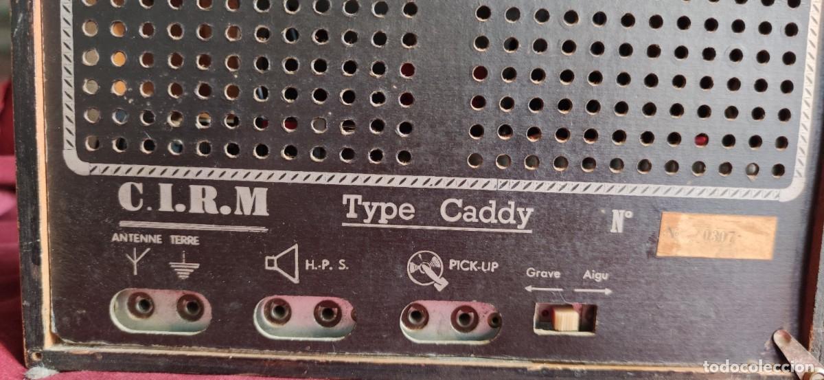 Radios antiguas: RADIO CIRM CADDY 1956, EXCELENTE Y FUNCIONANDO, VER VIDEO - Foto 8