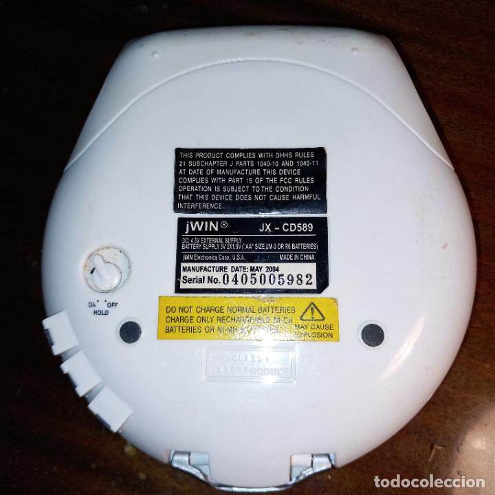 Radios antiguas: Discman Jwin sports compact disc walkman - Foto 2