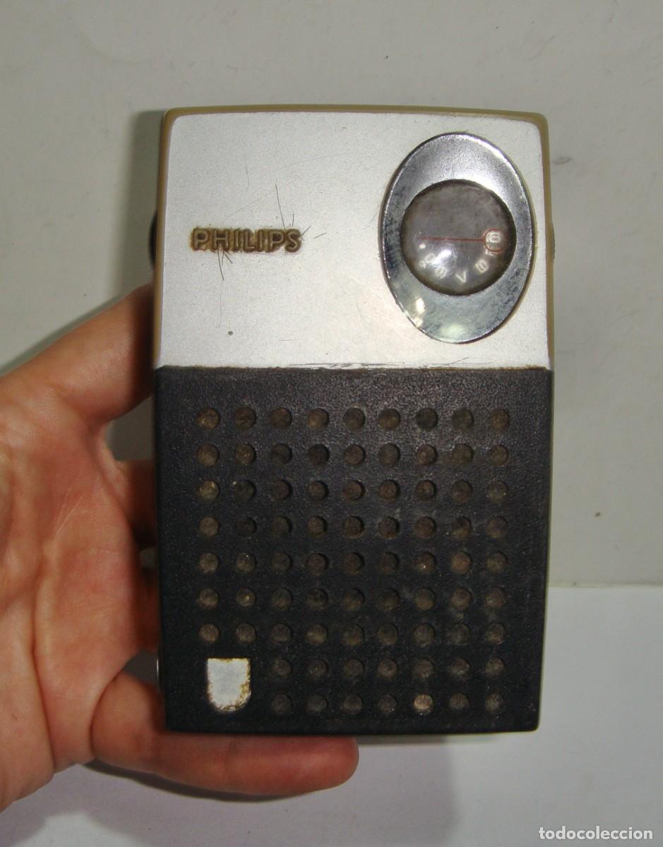 Radios antiguas: Radio Transistor PHILIP. Modelo 90 RL 073 - Foto 2