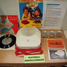 Rádios antigos: COMEDISCOS TOCADISCOS RETRO & VINTAGE 1975 MINITOC DE BIANCHI RESTAURADO FUNCIONANDO. Lote 380667884