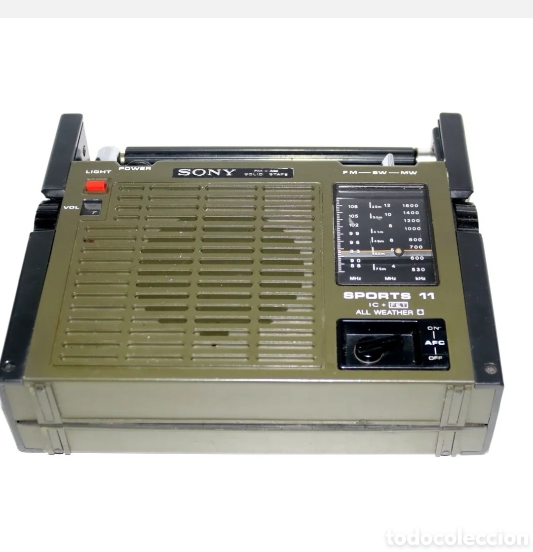Radios antiguas: Radio Sony ICF-111B FM SW MW - Foto 5