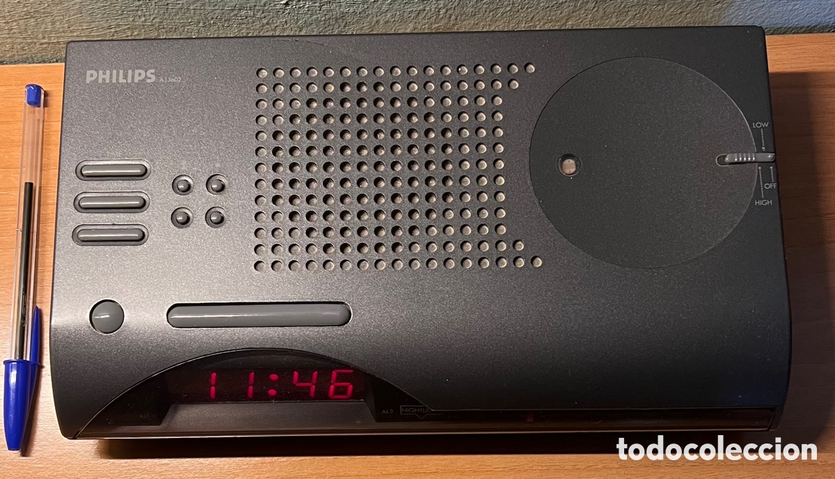 reloj radio despertador sony vintage - Compra venta en todocoleccion