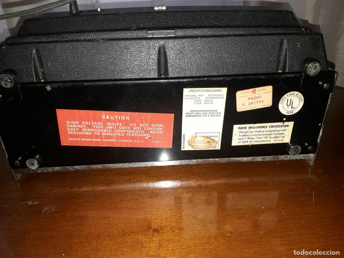Radios antiguas: RADIO ZENITH TRANSOCEANIC D7000Y - Foto 6