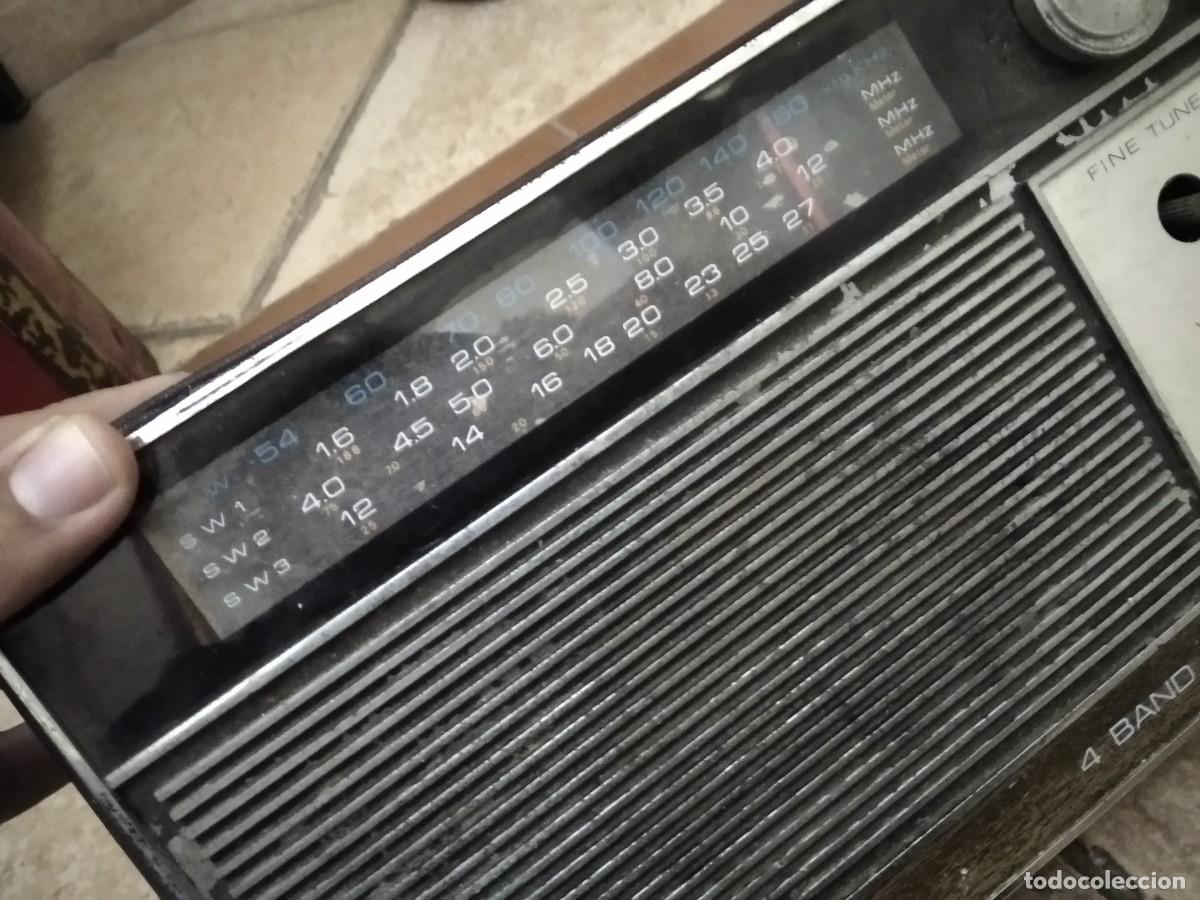 Radios antiguas: Antigua radio 4 bandas Trident - Transistor - Foto 4
