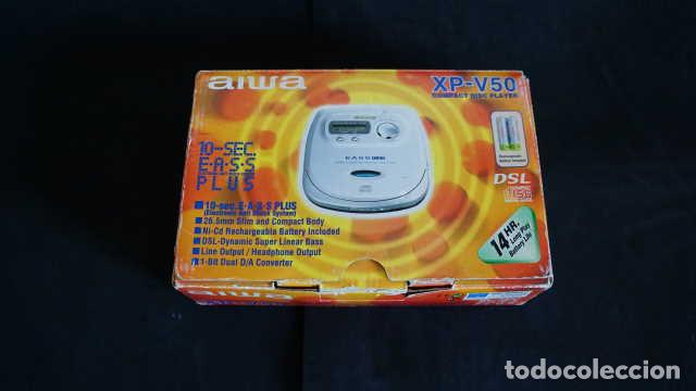 Radios antiguas: ANTIGUO COMPACT DISC PLAYER, AIWA XP-V50, ELECTRONIC ANTI SHOCK SYSTEM PLUS - Foto 1