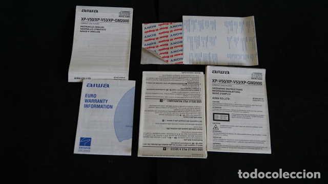 Radios antiguas: ANTIGUO COMPACT DISC PLAYER, AIWA XP-V50, ELECTRONIC ANTI SHOCK SYSTEM PLUS - Foto 7