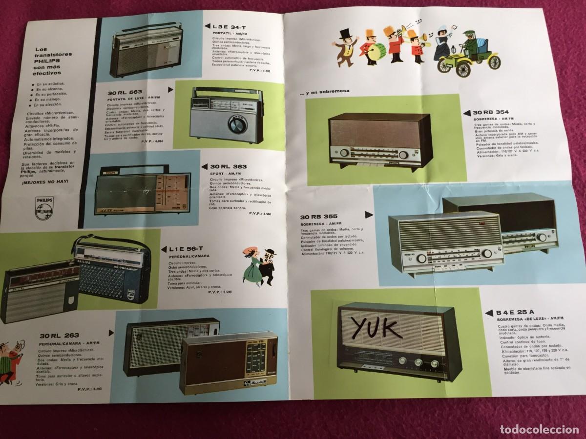 Radios antiguas: CATALOGO DE TRANSISTORES PHILIPS 1968 - Foto 2