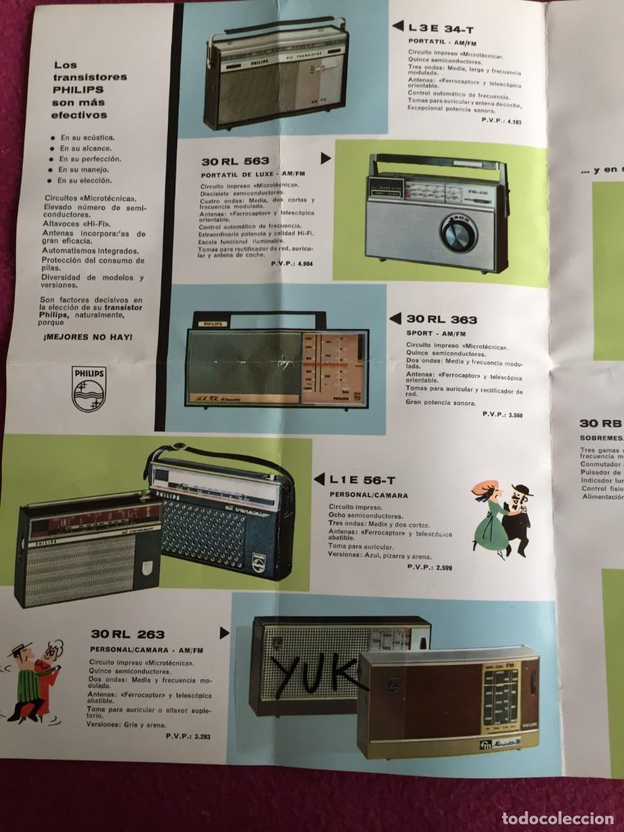 Radios antiguas: CATALOGO DE TRANSISTORES PHILIPS 1968 - Foto 3