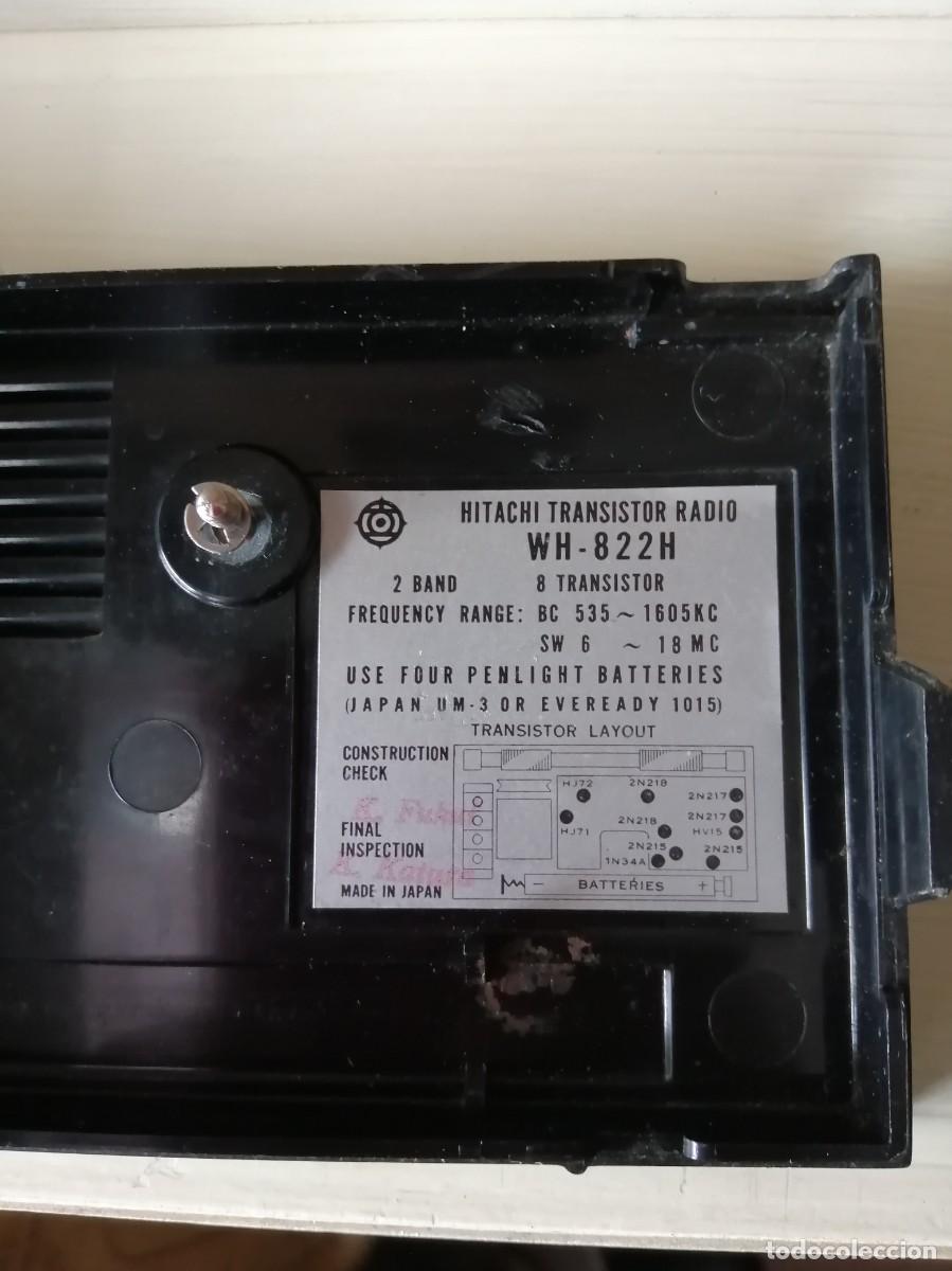 Radios antiguas: Antiguo radio transistor Hitachi - Foto 11
