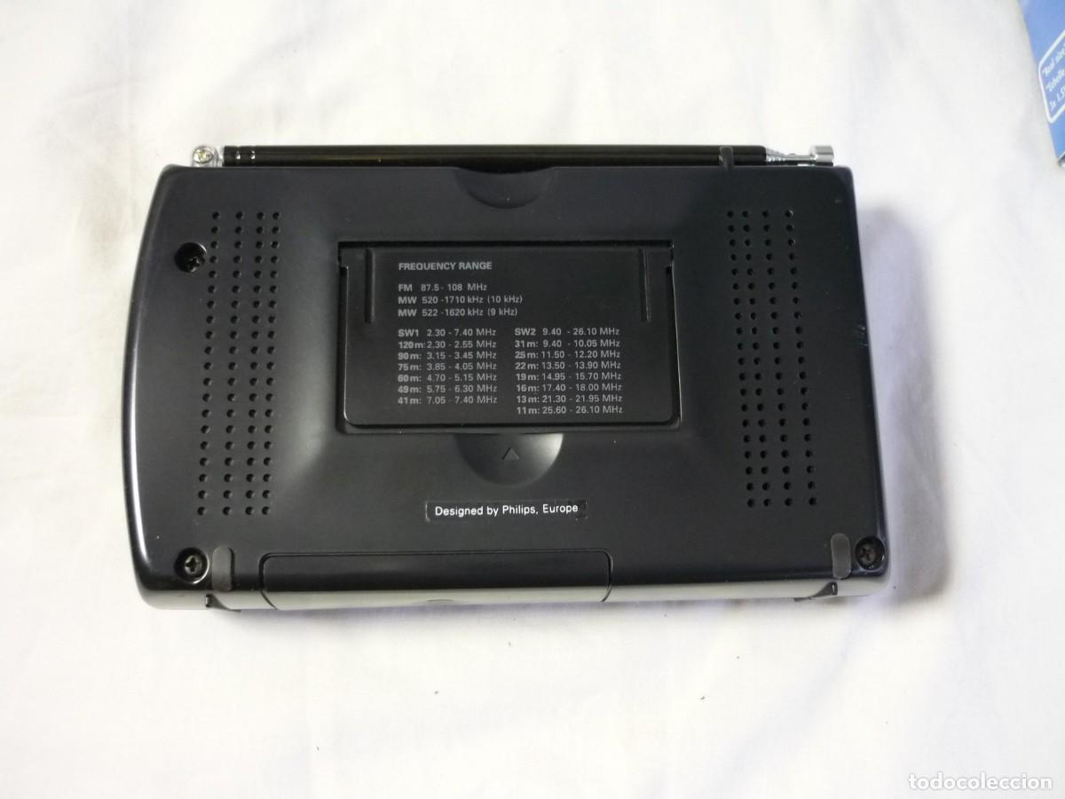 Radios antiguas: Radio transistor Phillips Ae3650 con caja, funda y cascos. Funcionando - Foto 9