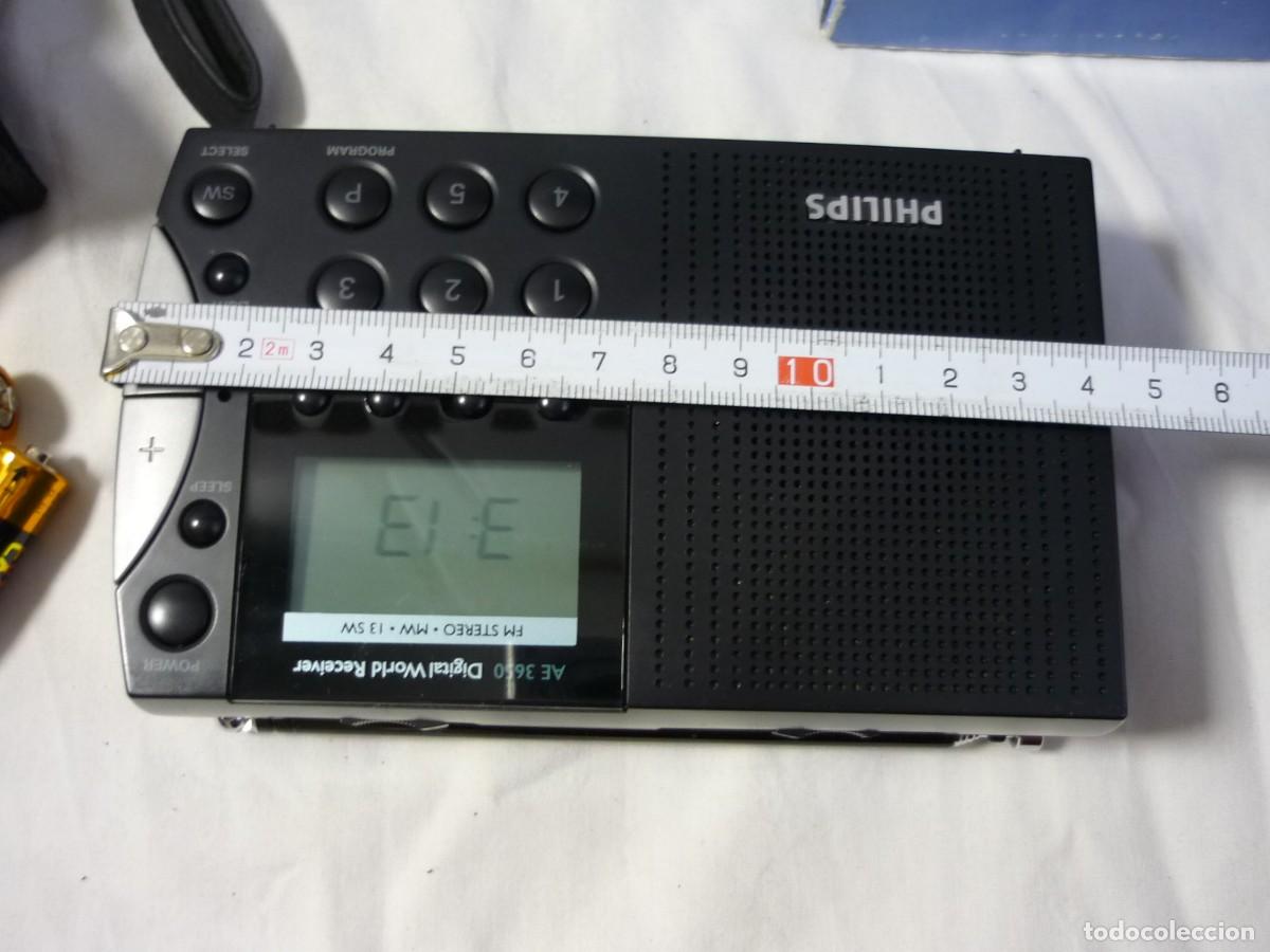 Radios antiguas: Radio transistor Phillips Ae3650 con caja, funda y cascos. Funcionando - Foto 14
