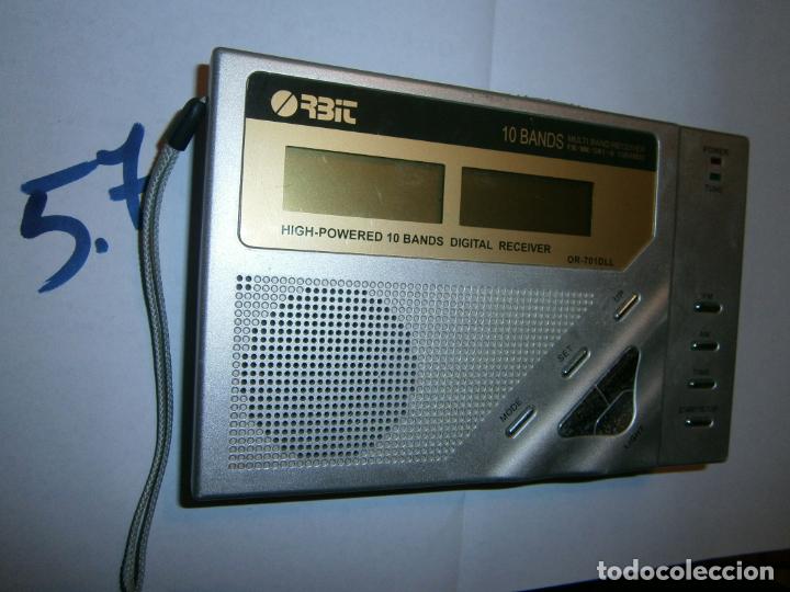 Radios antiguas: ANTIGUA RADIO TRANSISTOR ORBIT MODEL OR 701 DLL - Foto 3