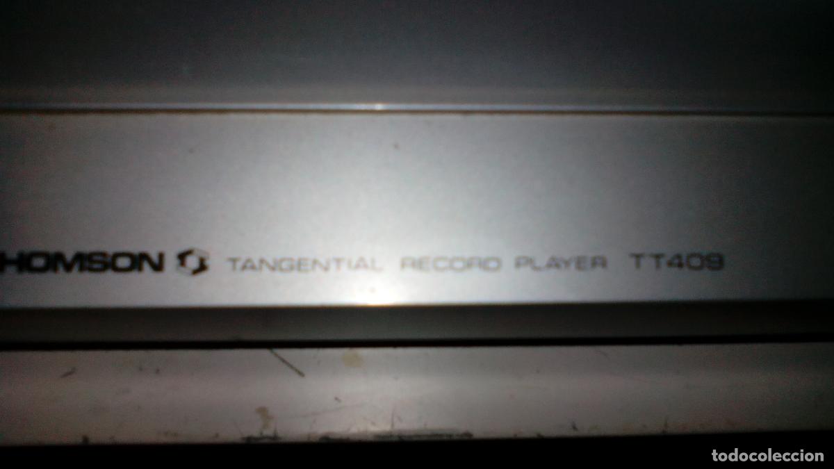 Radios antiguas: THONSON GIRADISCOS , TIPO TANGENCIAL MODEL TT.409 **REF.141 BRE - Foto 5