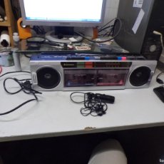 Radios antiguas: RADIO ESTÉREO REPRODUCTOR DE GRABADORA DE CASETE DOBLE NUEVO SIN USO MARCA INTERNATIONAL