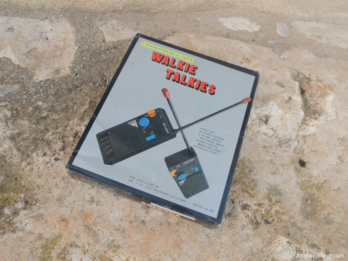 Radios antiguas: WALKIE TALKIES CON SU CAJA ORIGINAL - Foto 2