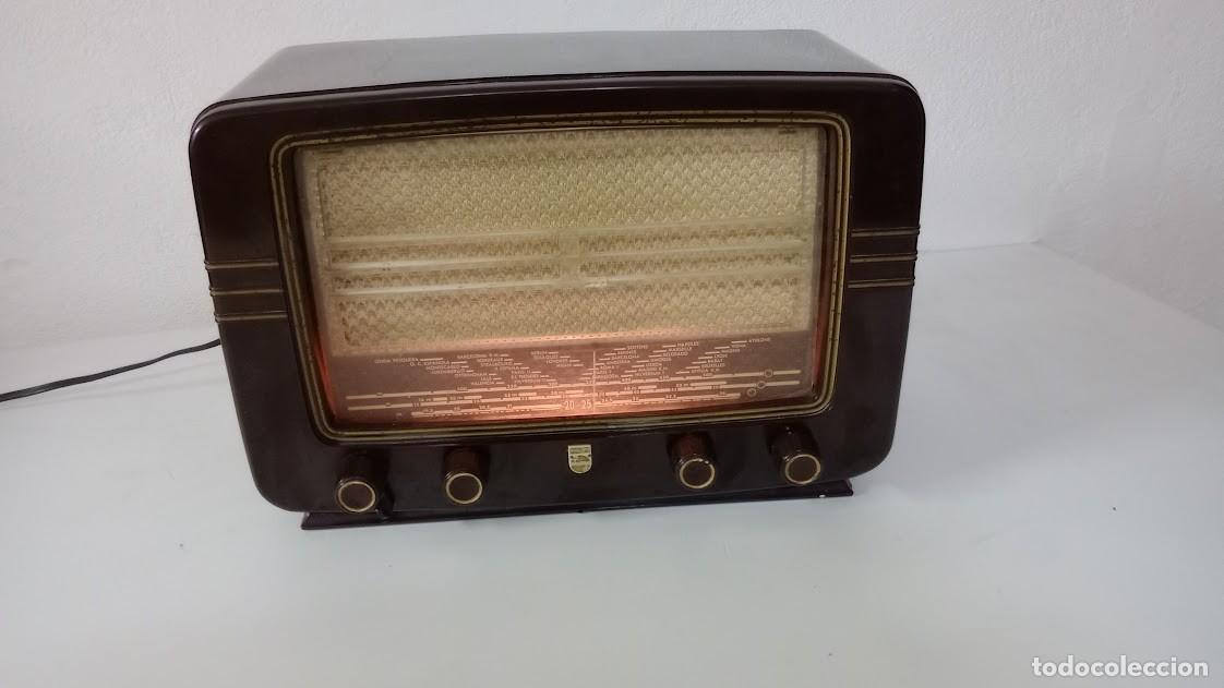 radio philips bf 381 a. año 1947. baquelita. fu - Compra venta en  todocoleccion