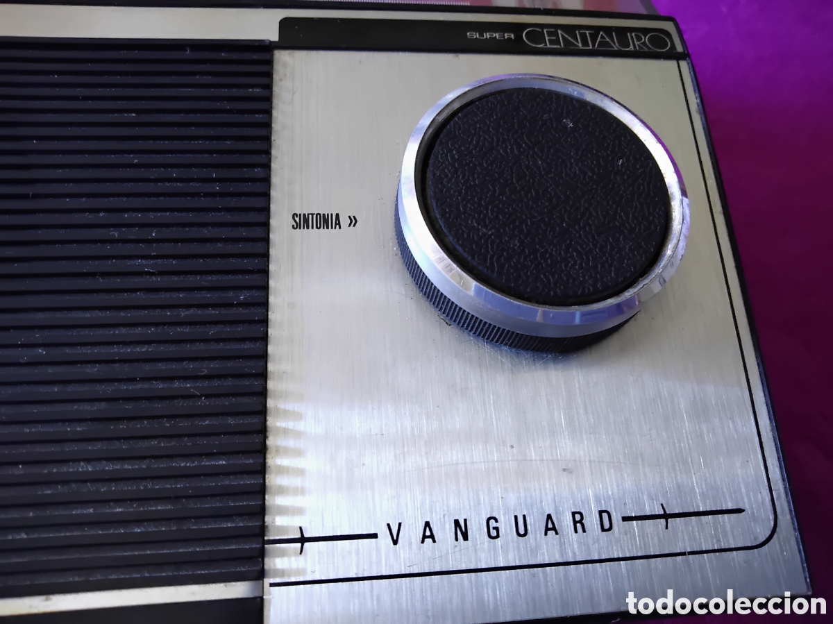 Radios antiguas: RADIO TRANSITOR SUPER CENTAURO VANGUARD GRAN ANTENA - Foto 5