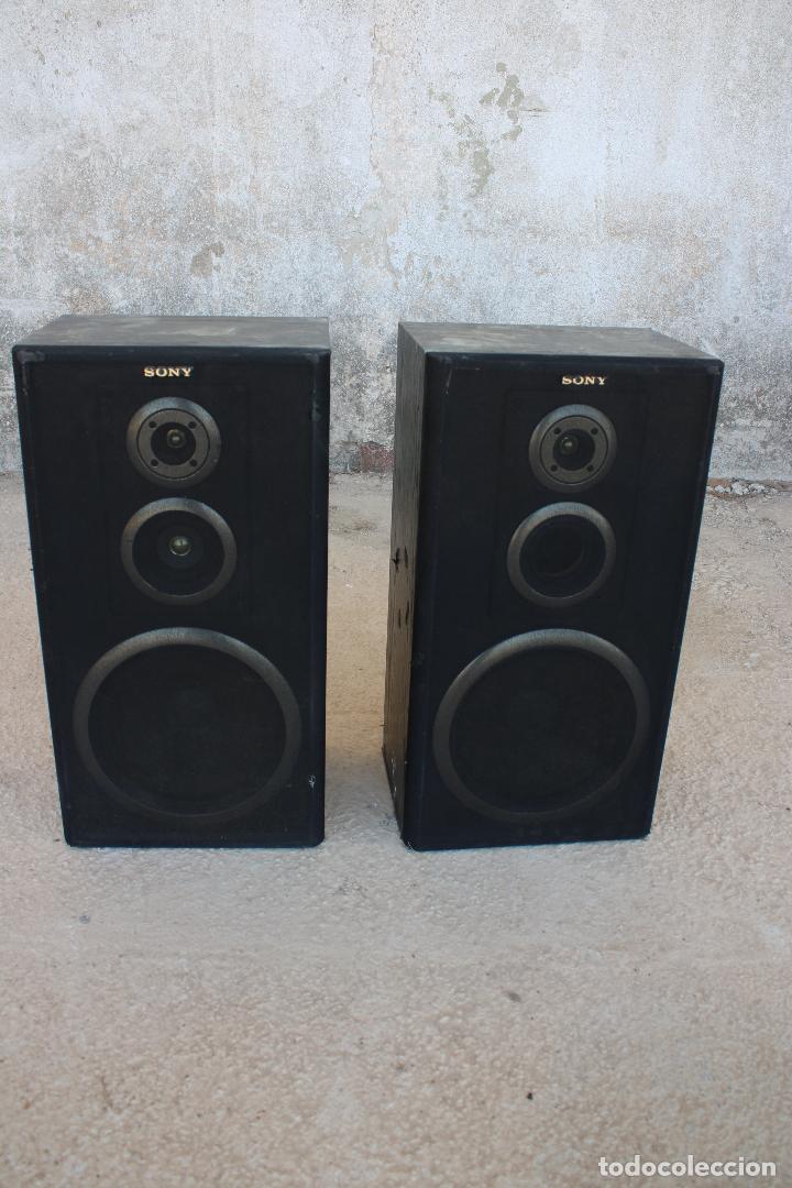 Radios antiguas: 2 altavoces sony ss-a-702 - Foto 2