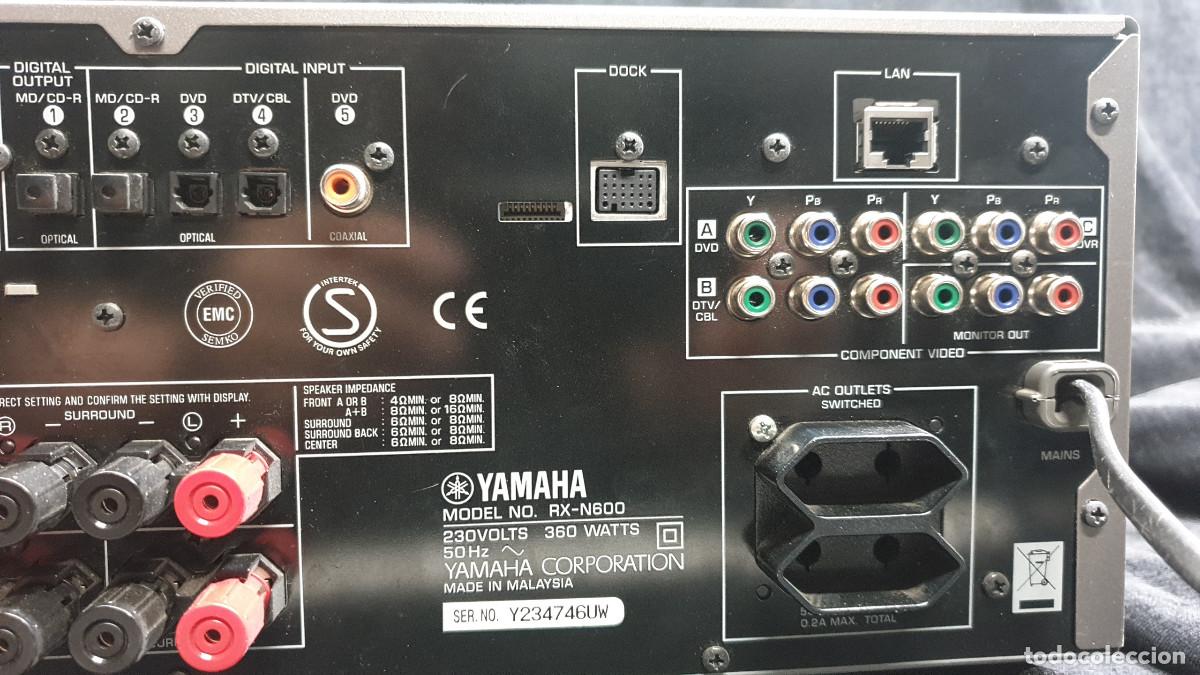 Radios antiguas: HOME CINEMA YAMAHA RX-N600 - Foto 7