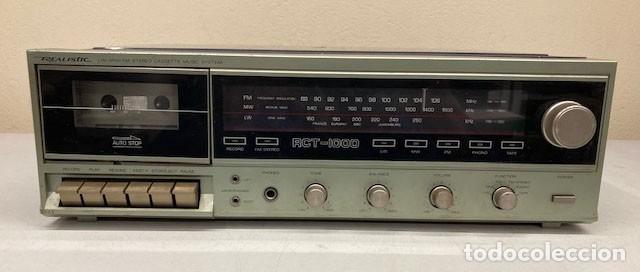 Radios antiguas: Radio, casete, tocadiscos REALISTIC - Foto 2