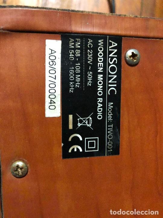 Radios antiguas: ansonic, radio am fm, funciona - Foto 5