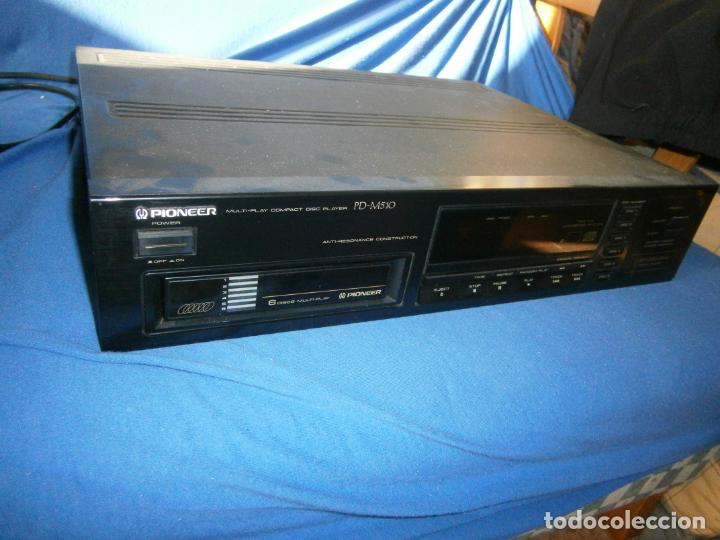 Radios antiguas: ANTIGUO MODULO MUTIPLAY COMPACT DISC PLAYER MODEL PD-M510 6 DISCS MULTIPLAY PIONEER - Foto 1