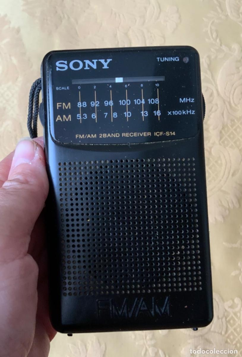Radios antiguas: MINI RADIO SONY ICF S14 FUNCIONA - Foto 5
