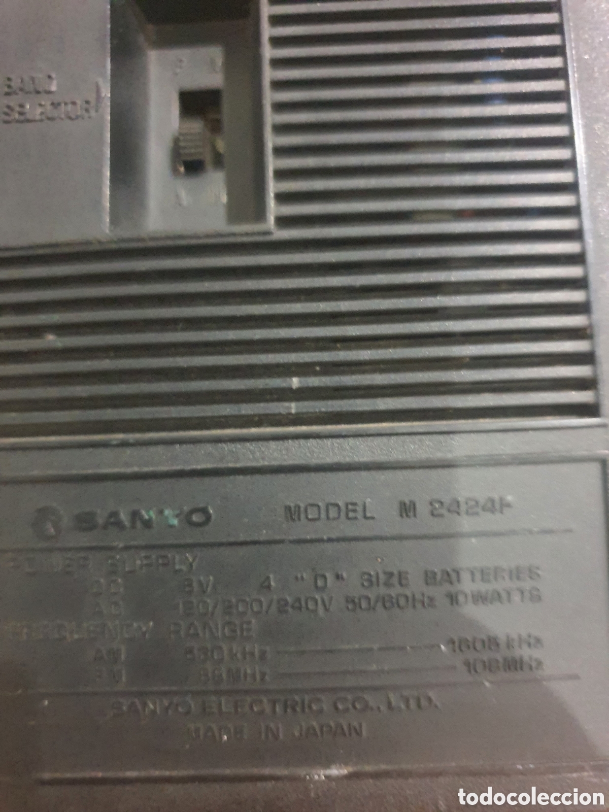 Radios antiguas: radio cassete sanyo modelo 2424 averiado - Foto 7