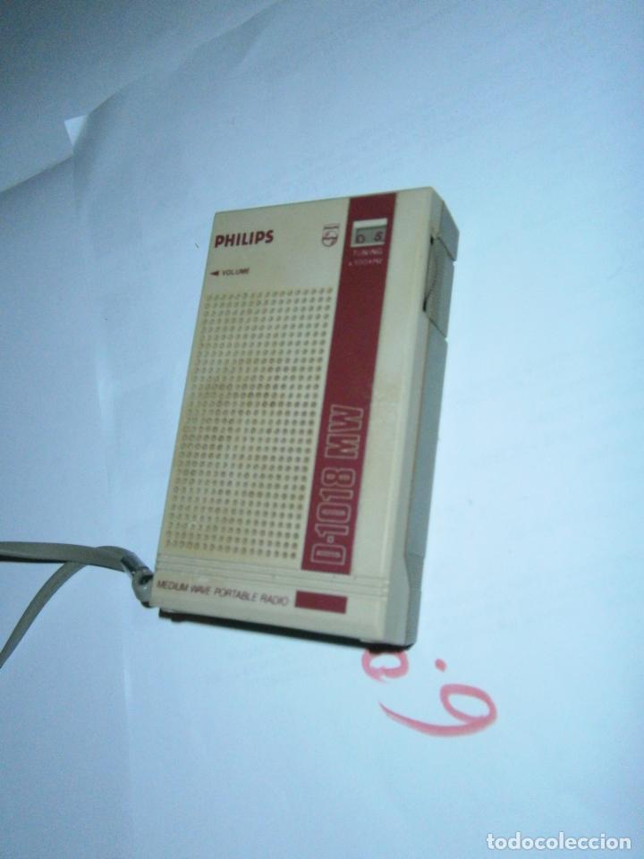Radios antiguas: ANTIGUA RADIO TRANSISTOR PHILIPS D-1018 MW - Foto 1