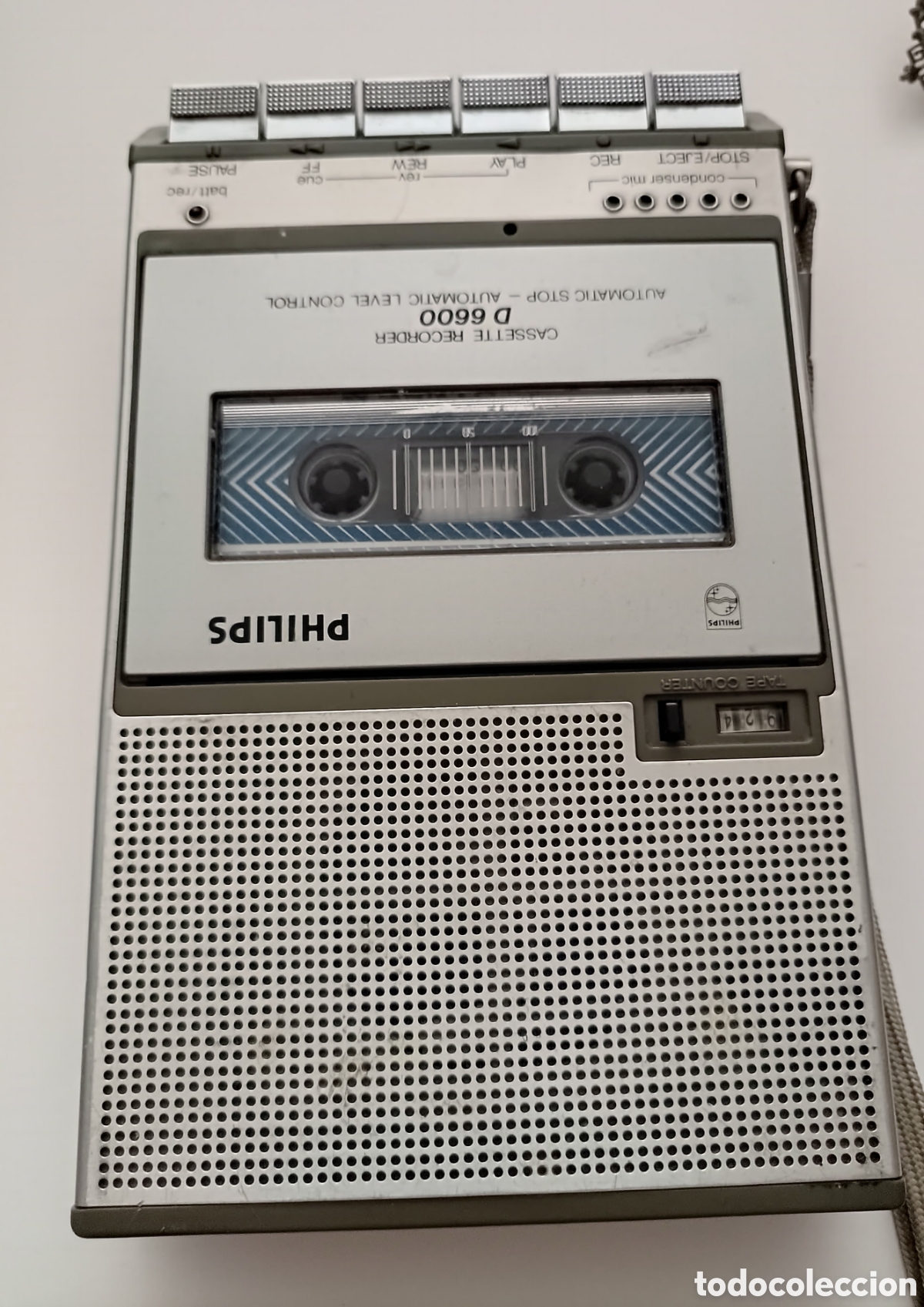 Radios antiguas: Cassette recorder Philips D6600/00 Funcionando, - Foto 2