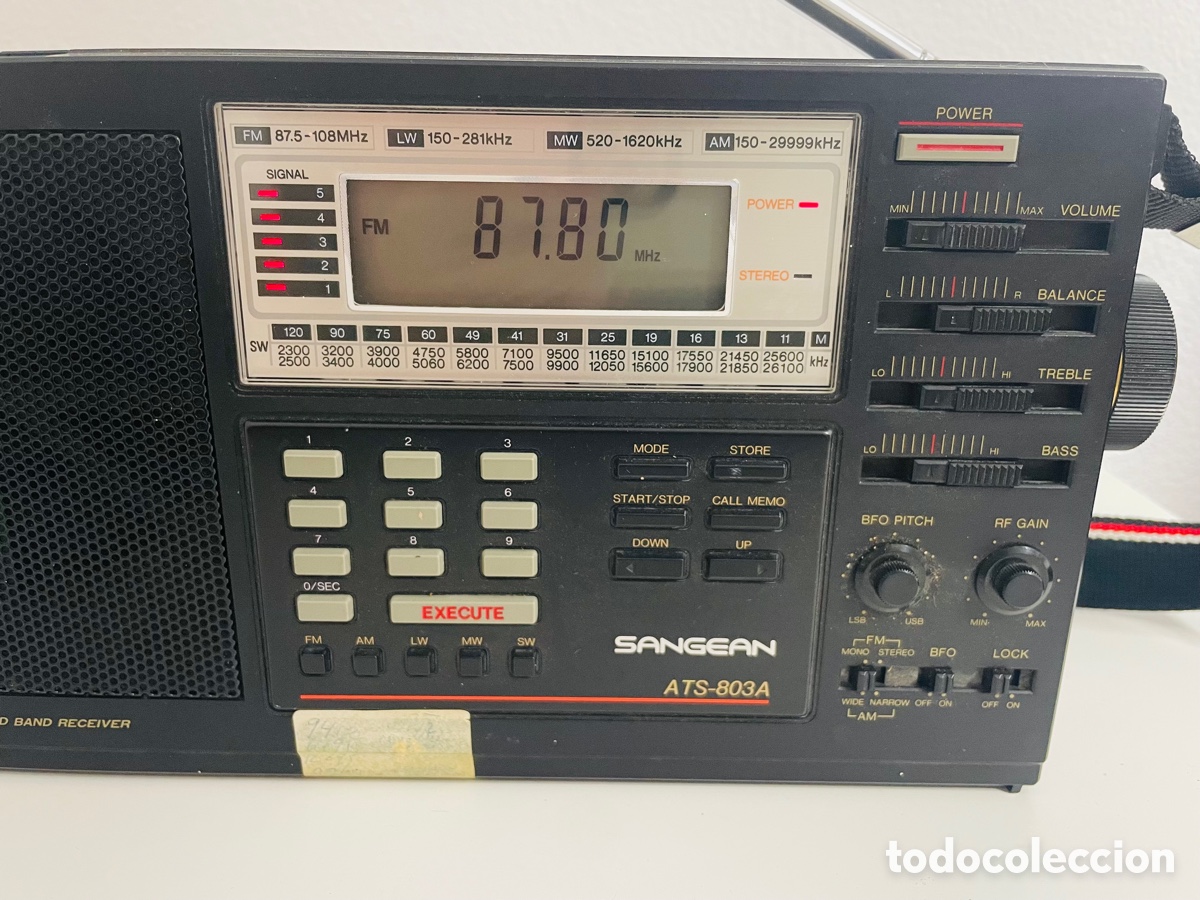 Radios antiguas: Sangean ATS 803A World Band Receiver - Foto 4