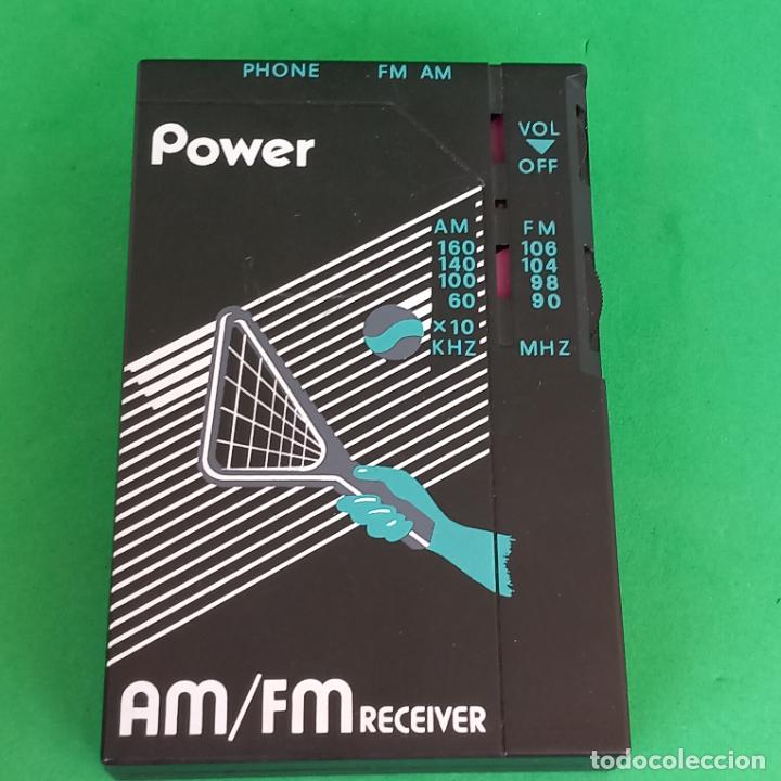 Radios antiguas: RADIO TRANSISTOR POWER AM/FM( Funcionando) - Foto 1