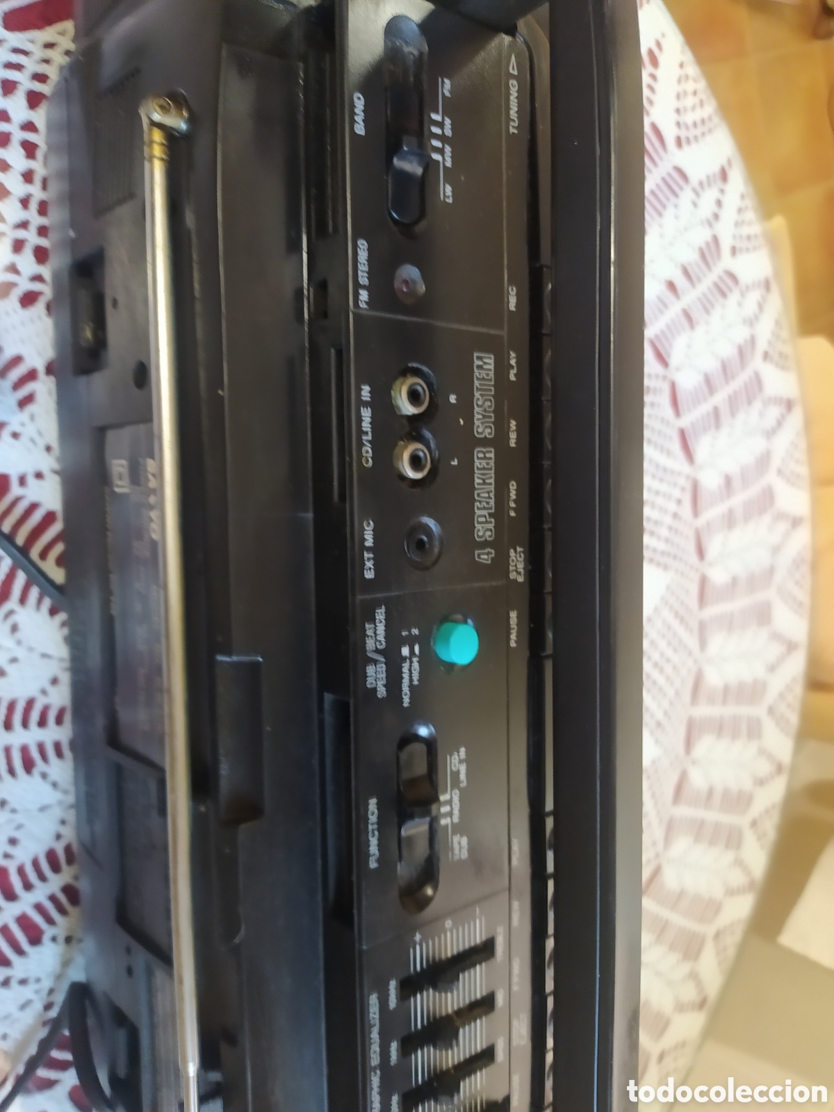 Radios antiguas: Radio cassette sanyo m w 719 L - Foto 8