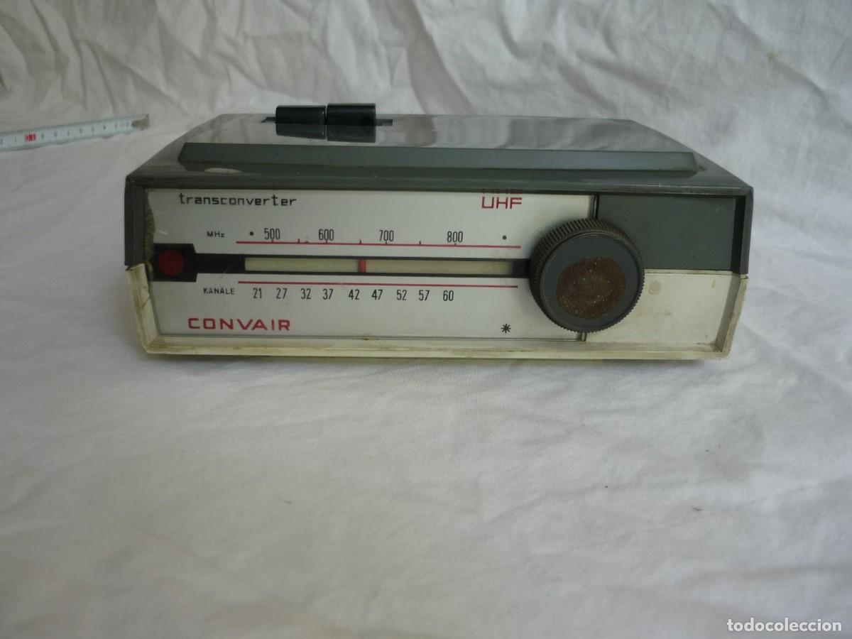 Radios antiguas: Antiguo convertidor UHF televisi&oacute;n Convair Transconverter - Foto 2