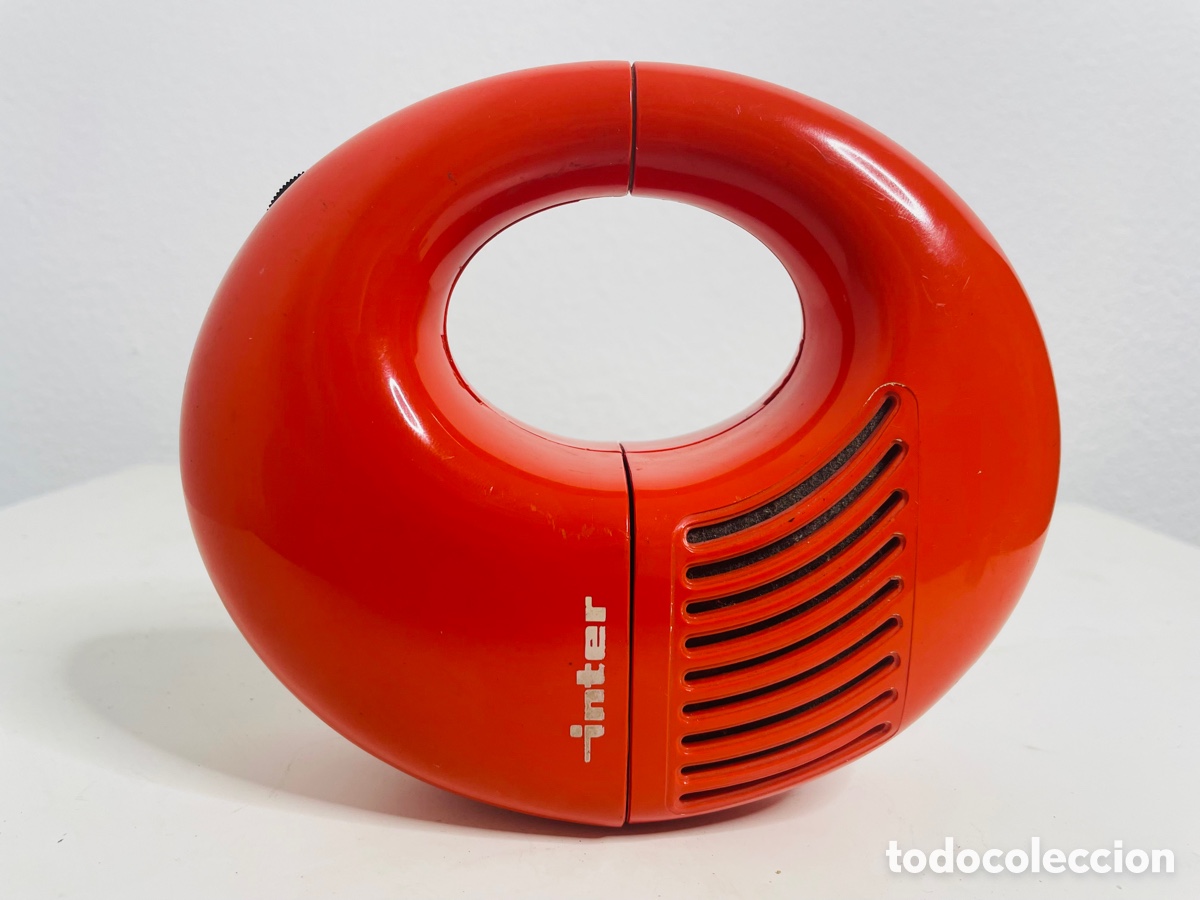 Radios antiguas: Inter Hemisphon Red Space Age Design 1970 - Foto 3