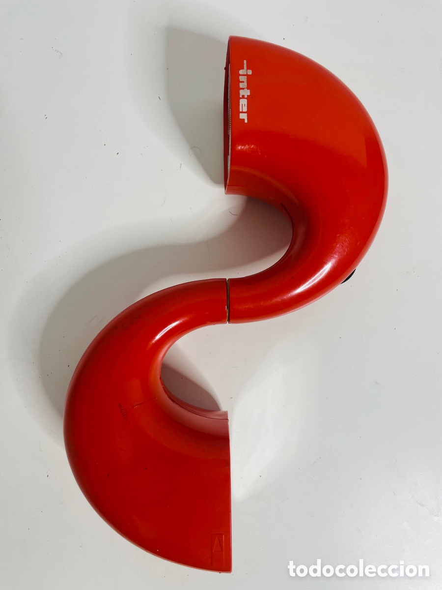 Radios antiguas: Inter Hemisphon Red Space Age Design 1970 - Foto 4