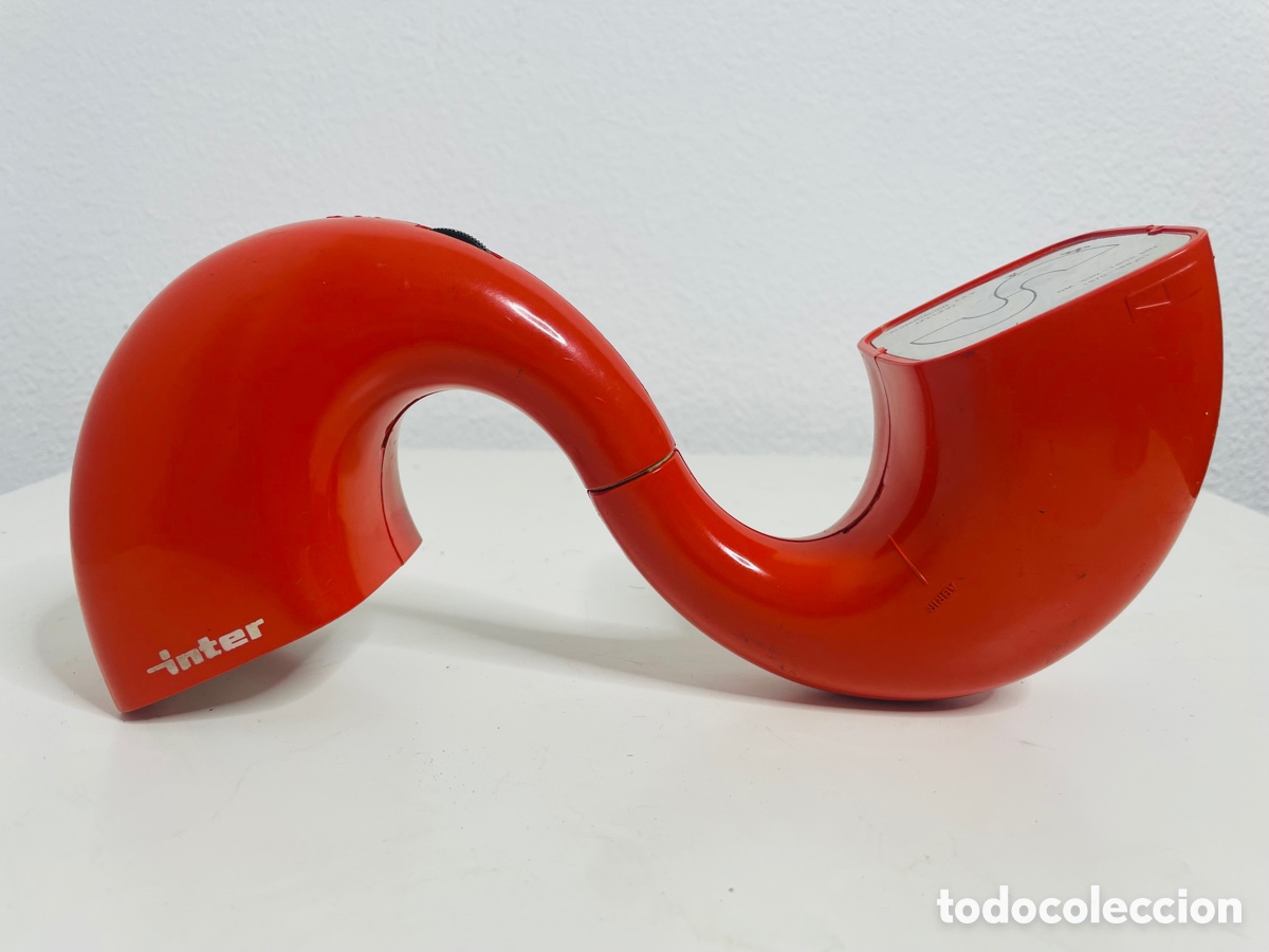 Radios antiguas: Inter Hemisphon Red Space Age Design 1970 - Foto 9