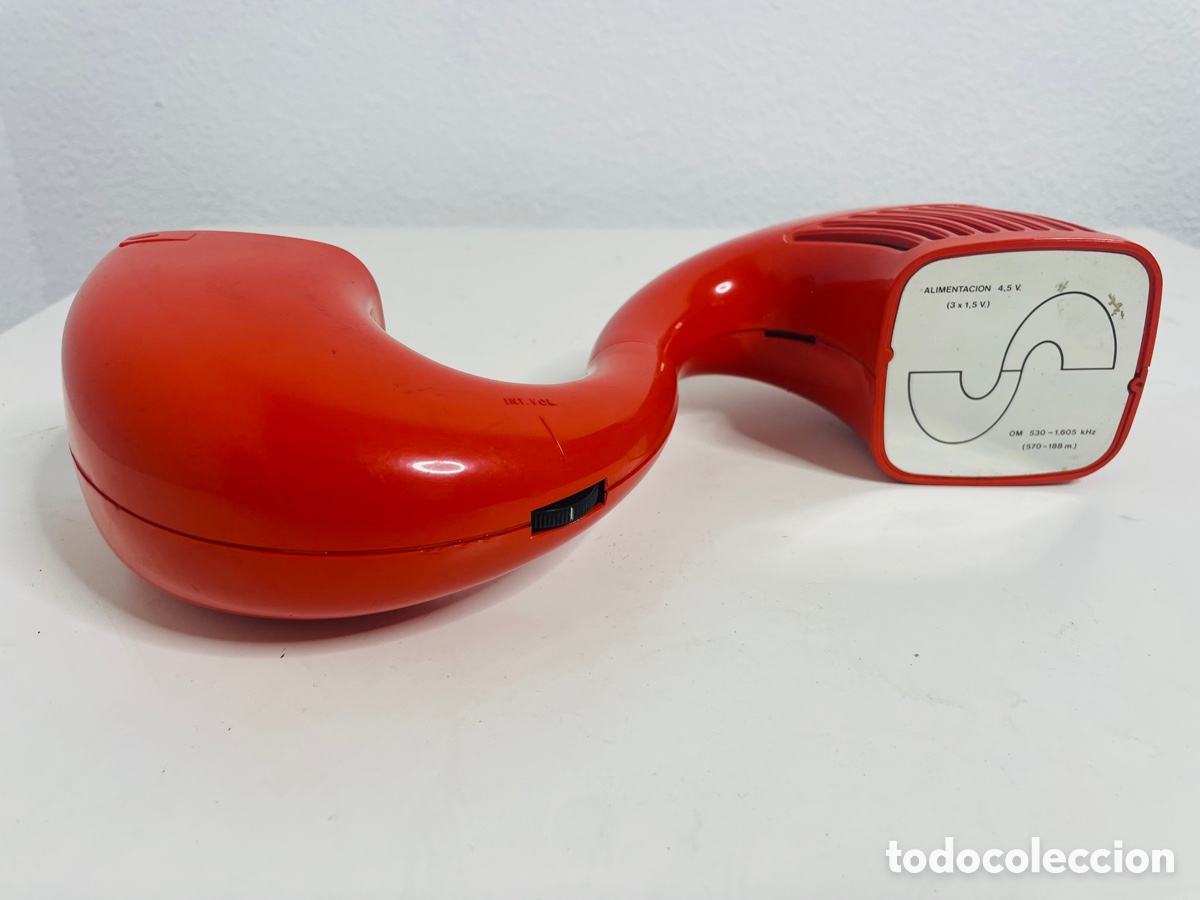Radios antiguas: Inter Hemisphon Red Space Age Design 1970 - Foto 11
