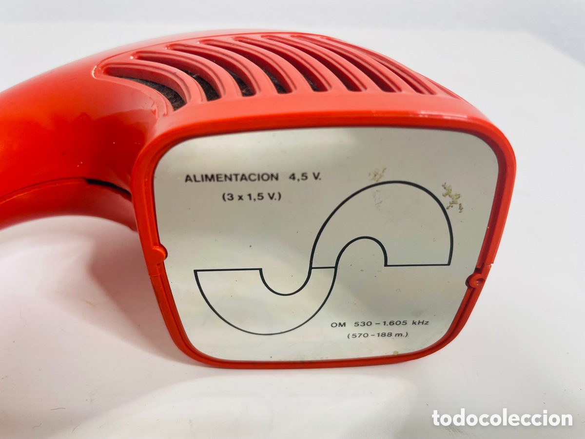 Radios antiguas: Inter Hemisphon Red Space Age Design 1970 - Foto 12