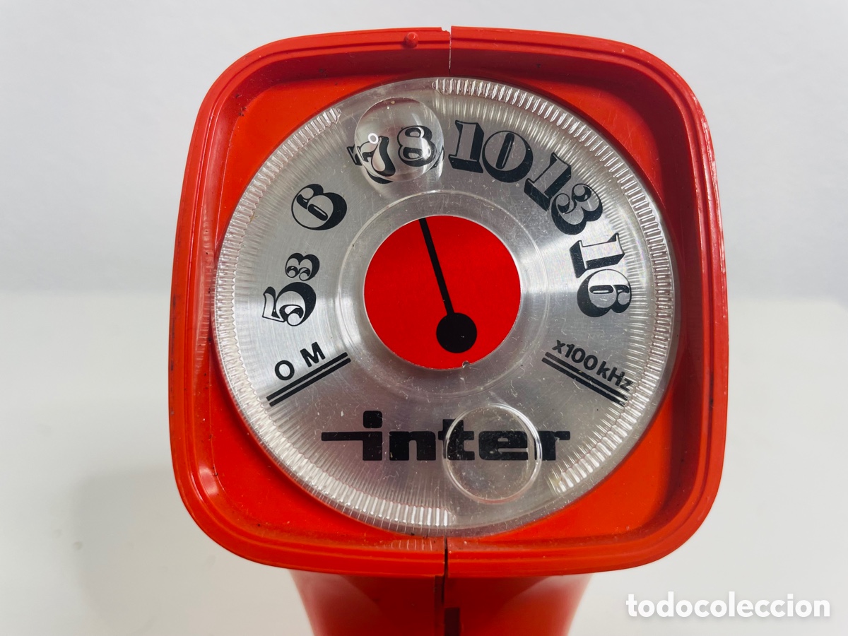 Radios antiguas: Inter Hemisphon Red Space Age Design 1970 - Foto 14